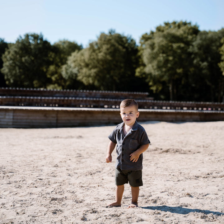 Bali shirt | army groen - KIDS