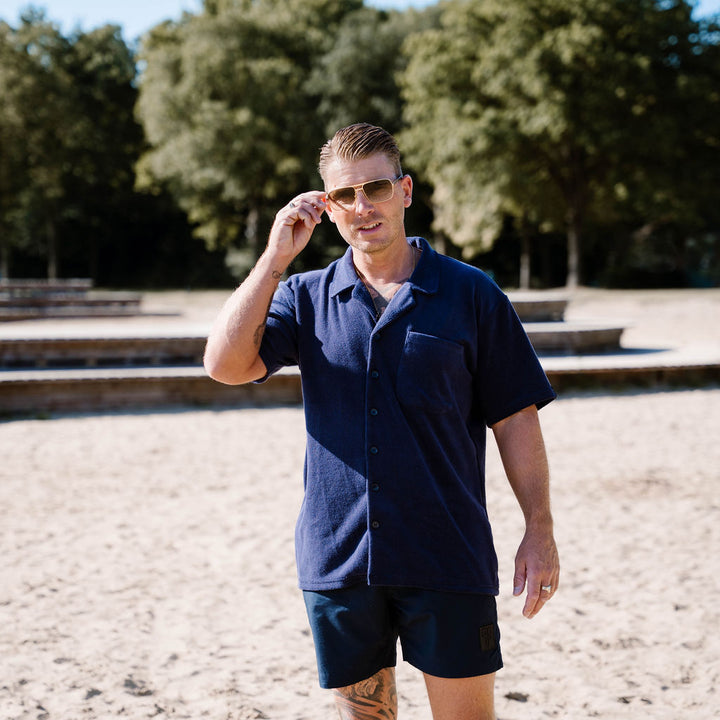 Bali shirt | navy blauw - HEREN
