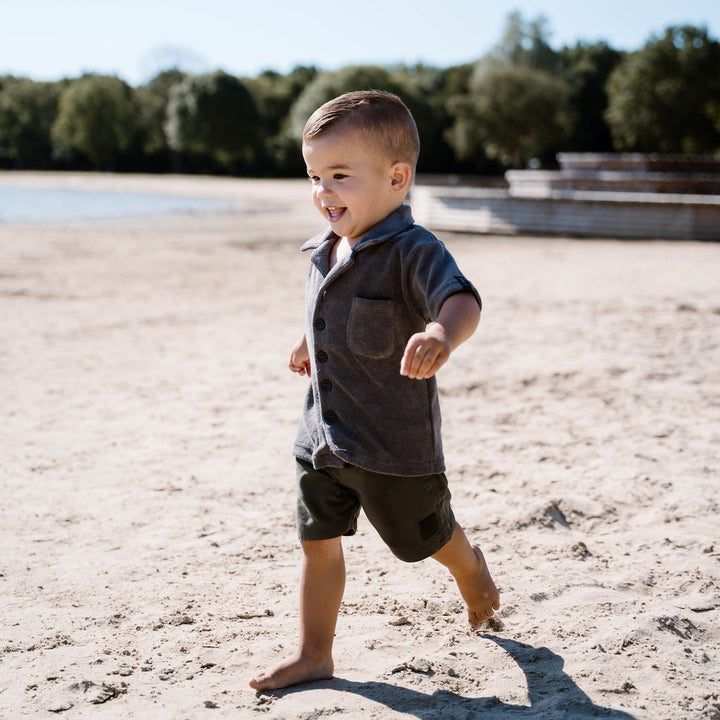 Bali shirt | army groen - KIDS