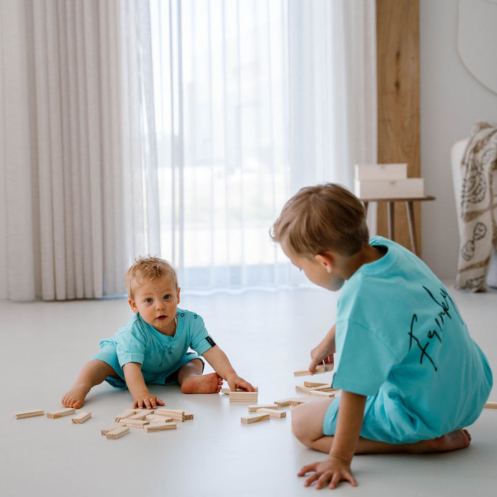 SAMUI 2.0 zwembroek | aqua blauw - KIDS