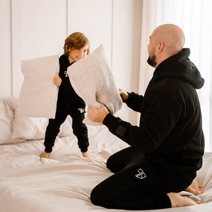 ENZO trainingspak met hoodie | zwart - VADER + ZOON