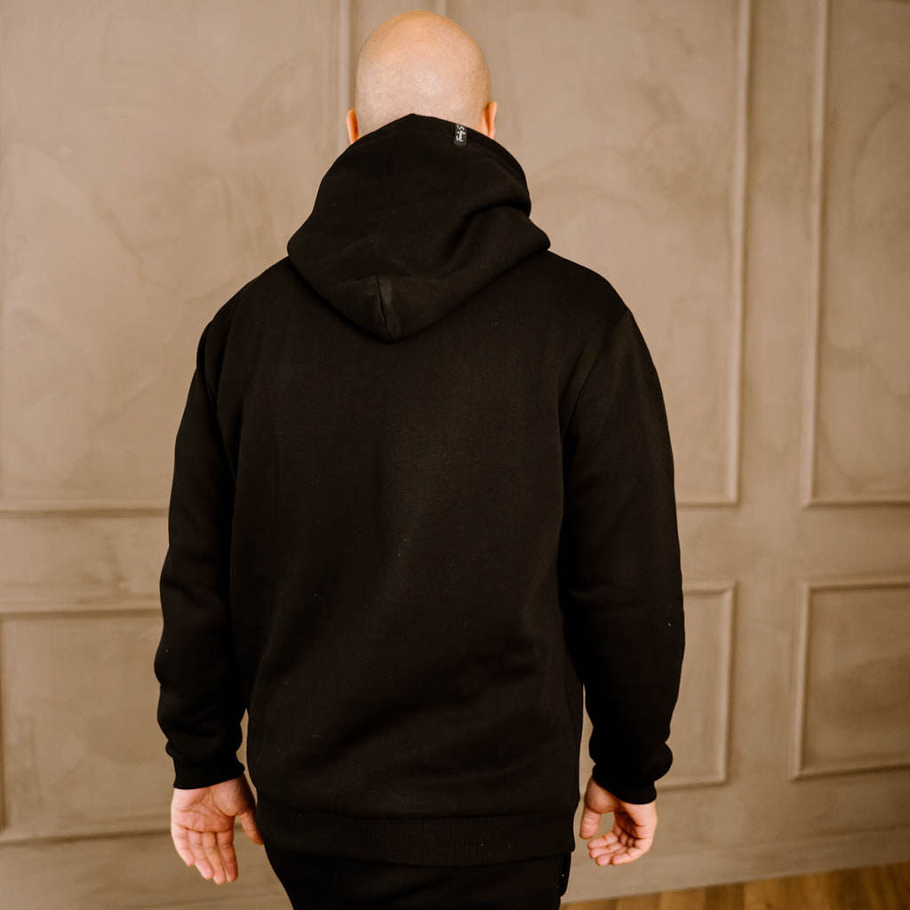 ENZO trainingspak met hoodie | zwart - HEREN