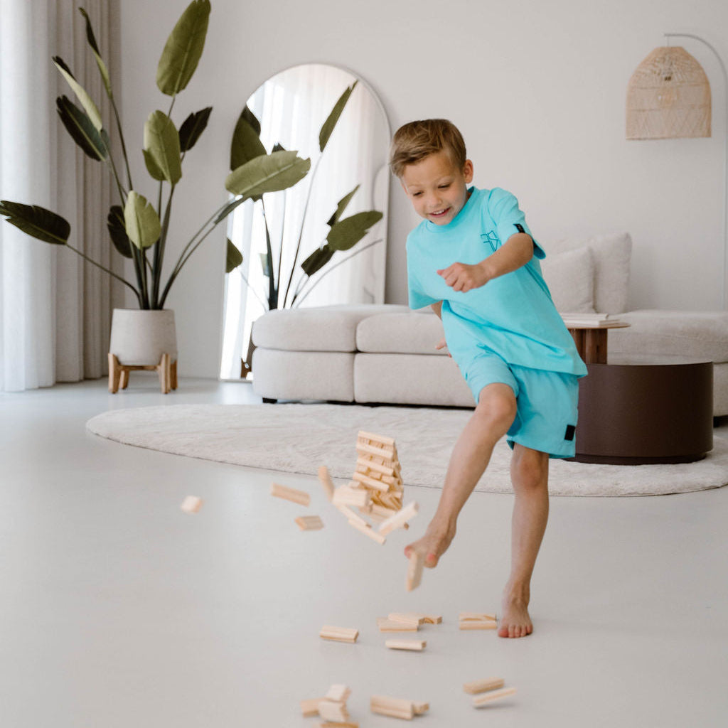 SAMUI 2.0 zwembroek | aqua blauw - KIDS