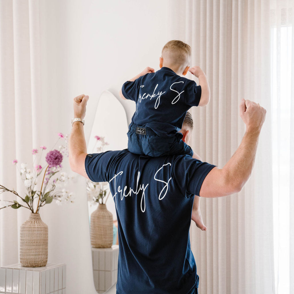 RIO t-shirt | navy blauw - VADER & ZOON