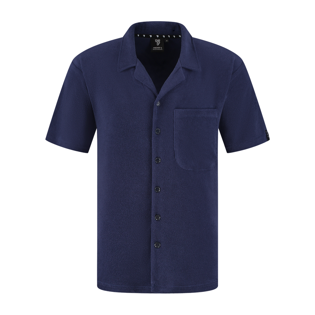 Bali shirt | navy blauw - VADER & ZOON