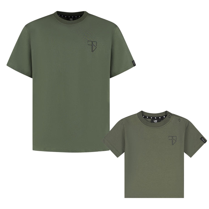 RIO t-shirt | army groen - VADER & ZOON