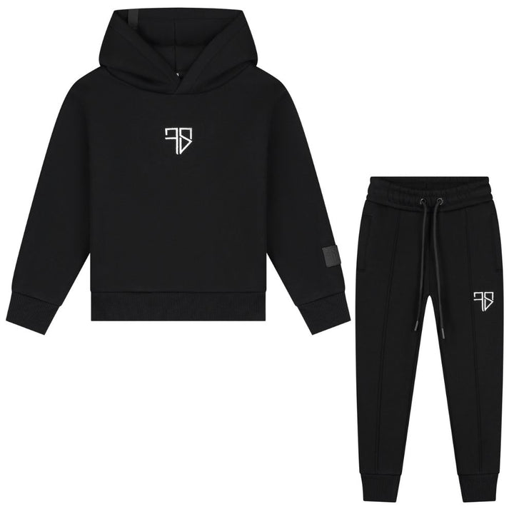 zwart kinder trainingspak met capuchon