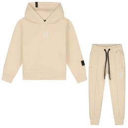 ENZO Trainingsanzug mit Kapuze | Beige - Kinder
