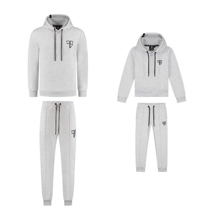 NEVIO Tracksuit | grey - FATHER & SON