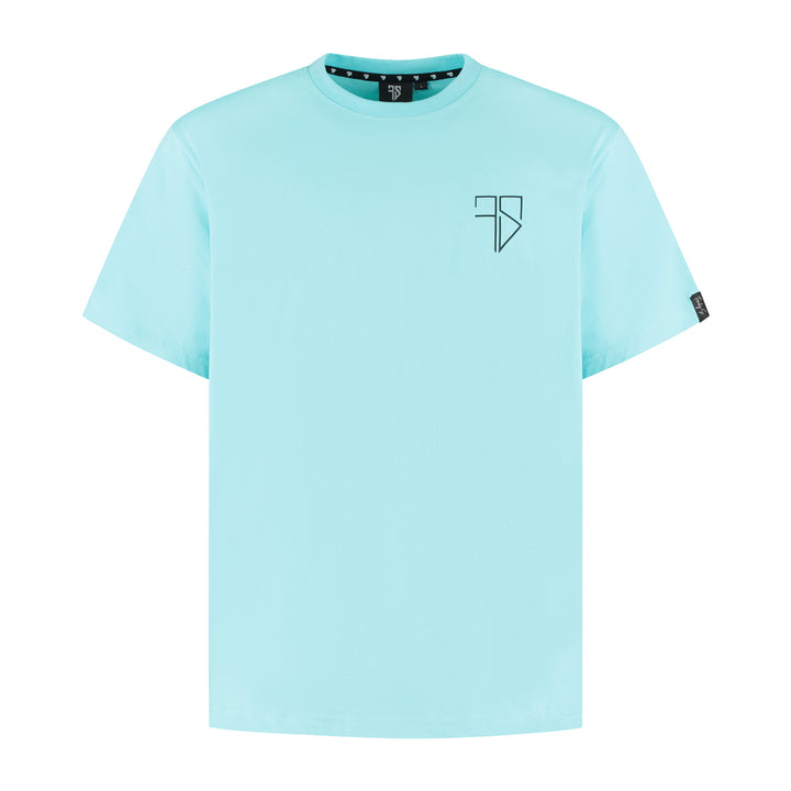 RIO t-shirt | aqua blauw - HEREN