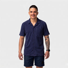 Bali shirt | navy blauw - HEREN