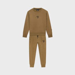 Nevio trainingspak met sweater | army groen - KIDS