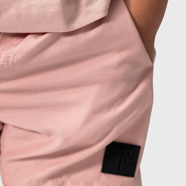 zacht roze kinder zwembroek van sneldrogende active stof