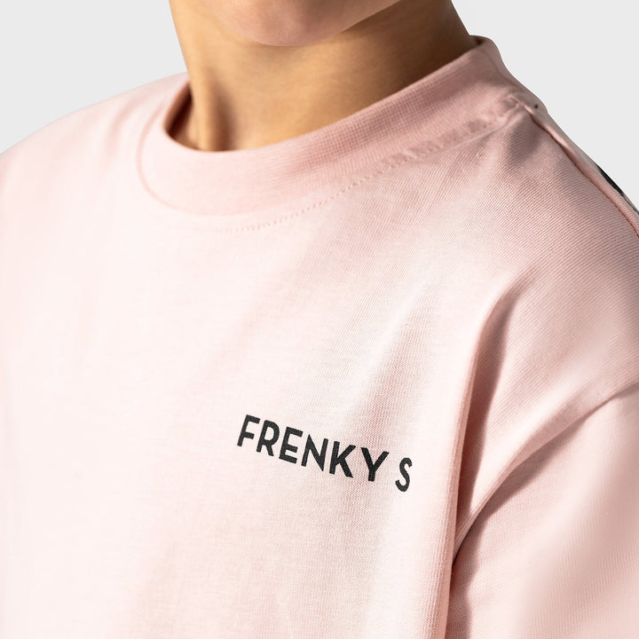 Roze kids t-shirt achterzijde