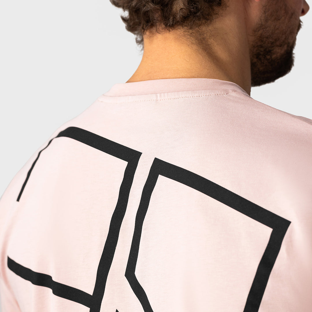 CURA t-shirt | zacht roze - HEREN