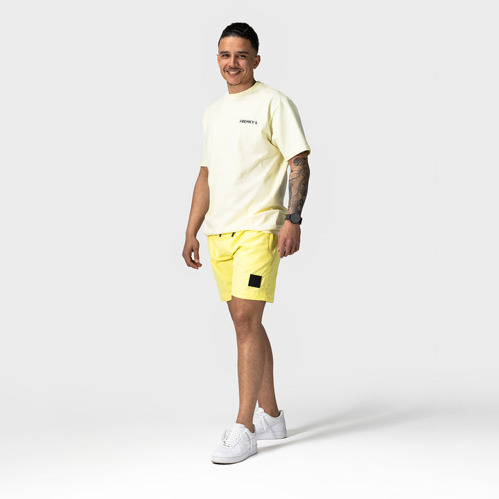 CURA t-shirt | geel - HEREN