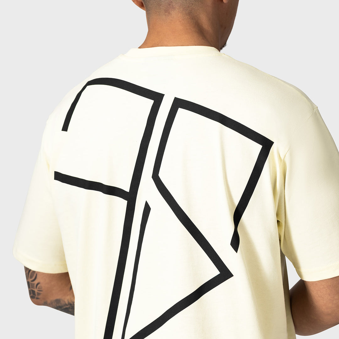 CURA t-shirt | geel - HEREN