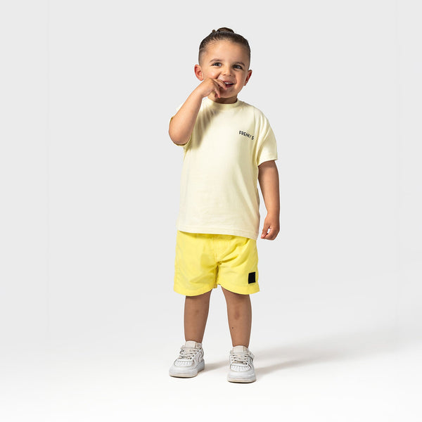 Gele kids zwembroek butter yellow