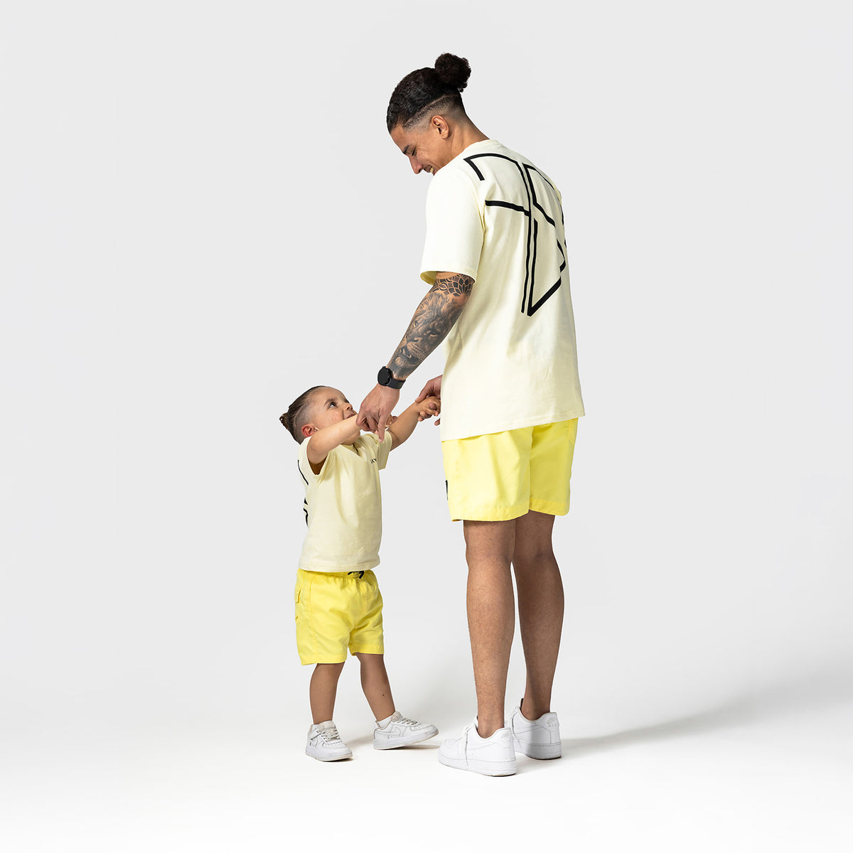 Heren Samui zwembroek butter yellow met ritszak en korte pasvorm Frenky S
