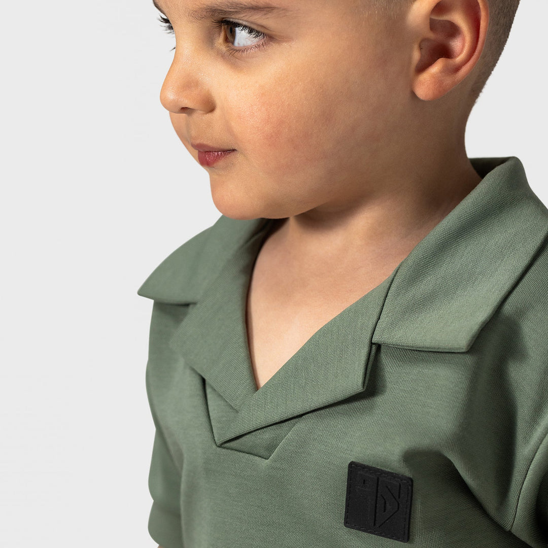 Groene scuba polo kids stijl