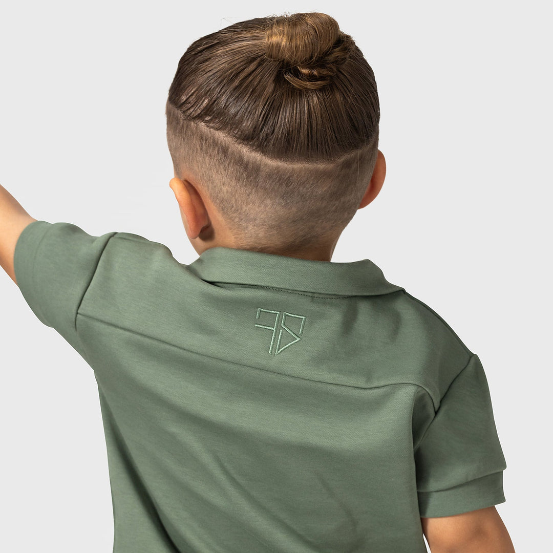 Groene scuba polo kids zomerlook