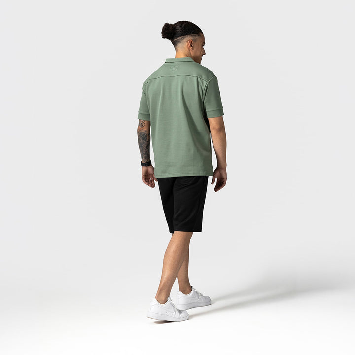 Groene scuba polo styling