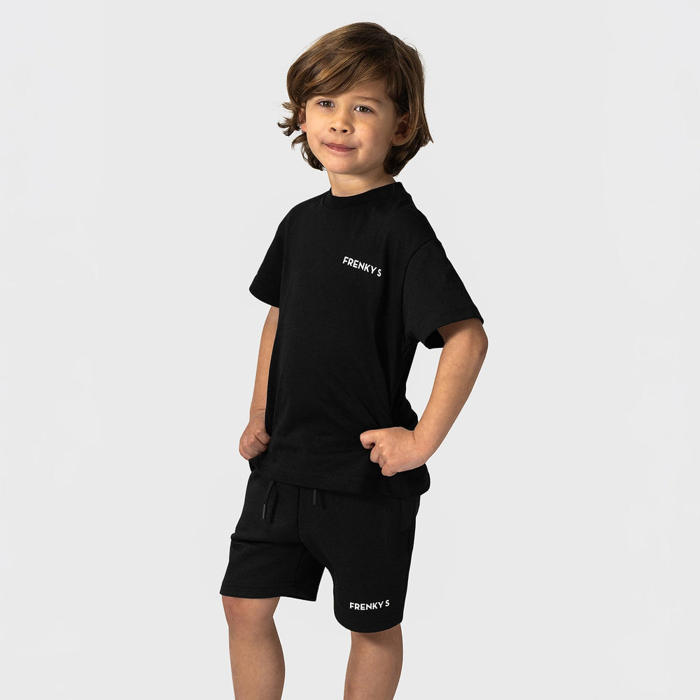 Zwarte kids korte broek