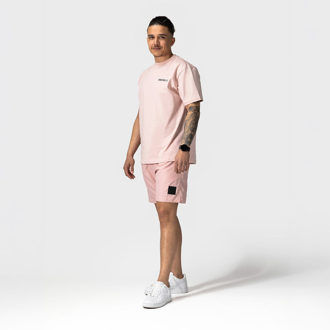 Roze zwembroek styling