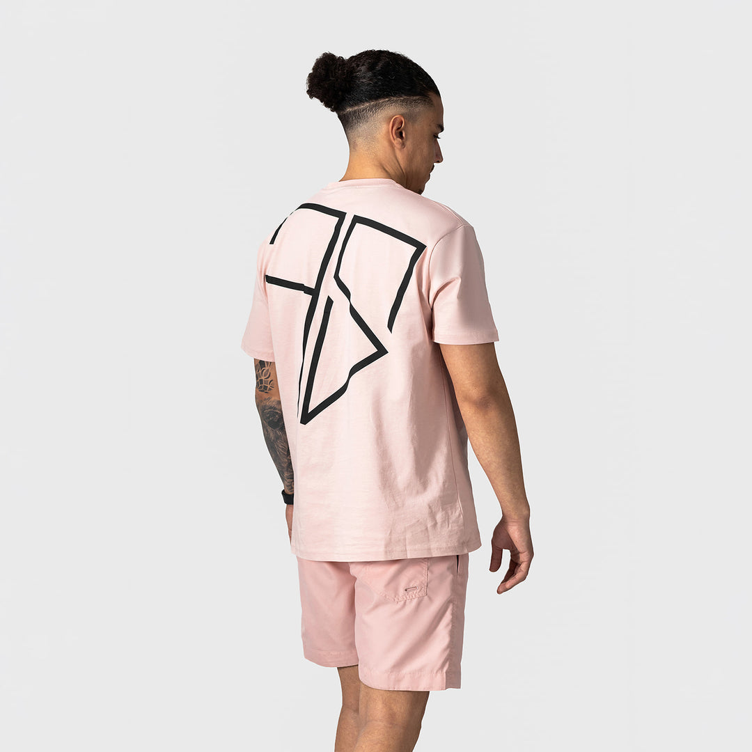 CURA t-shirt | zacht roze - HEREN