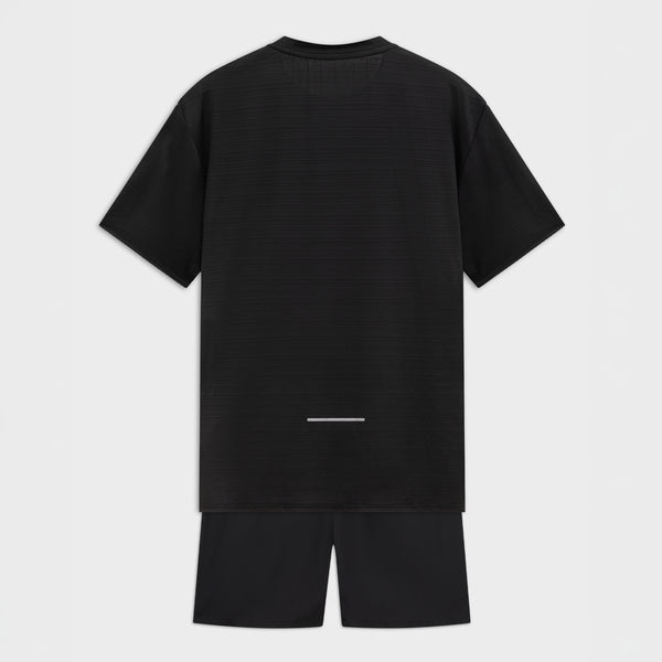 Active short + t-shirt | zwart - ADULT