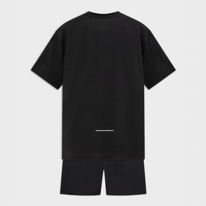 Active t-shirt + short | zwart - ADULT