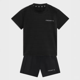Active short + t-shirt | zwart - KIDS