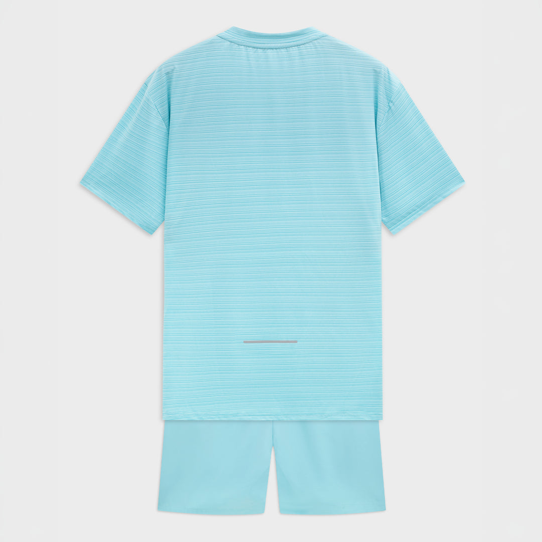 Active t-shirt + short | blauw - ADULT