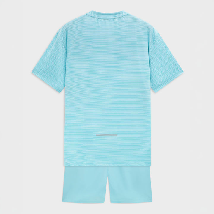 Active t-shirt + short | blauw - ADULT