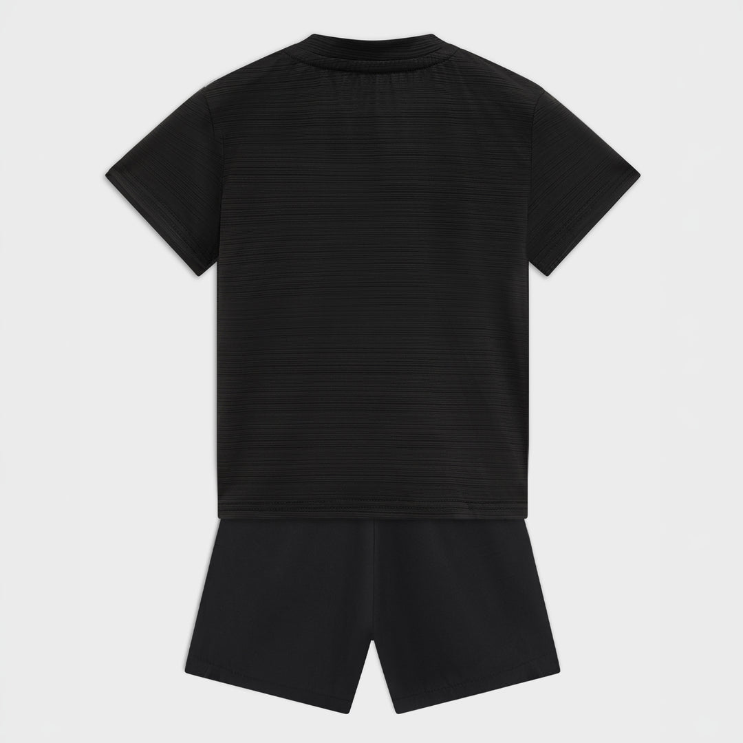 Active t-shirt + short | zwart - KIDS