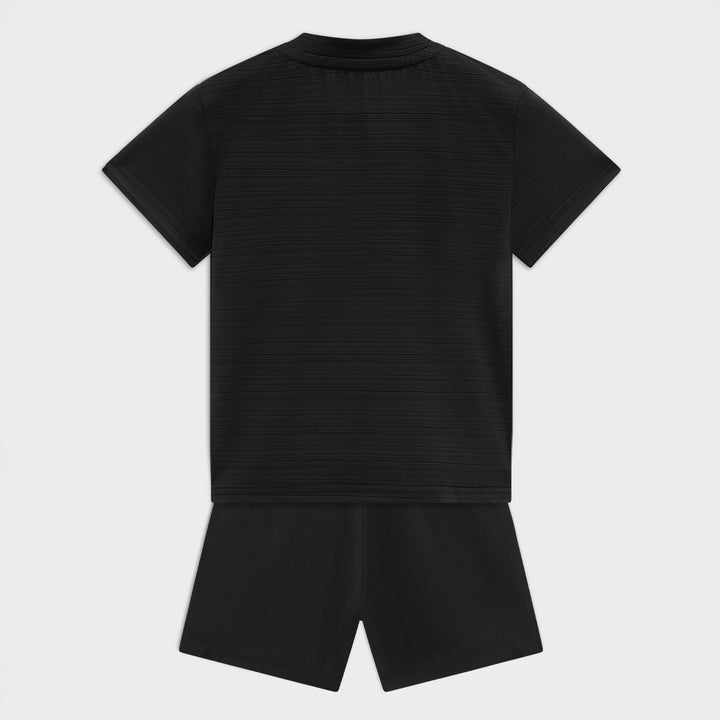 Active t-shirt + short | zwart - KIDS