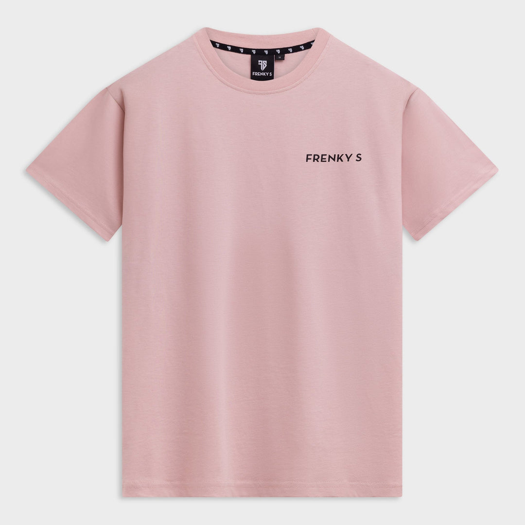 Zacht roze CURA t-shirt heren