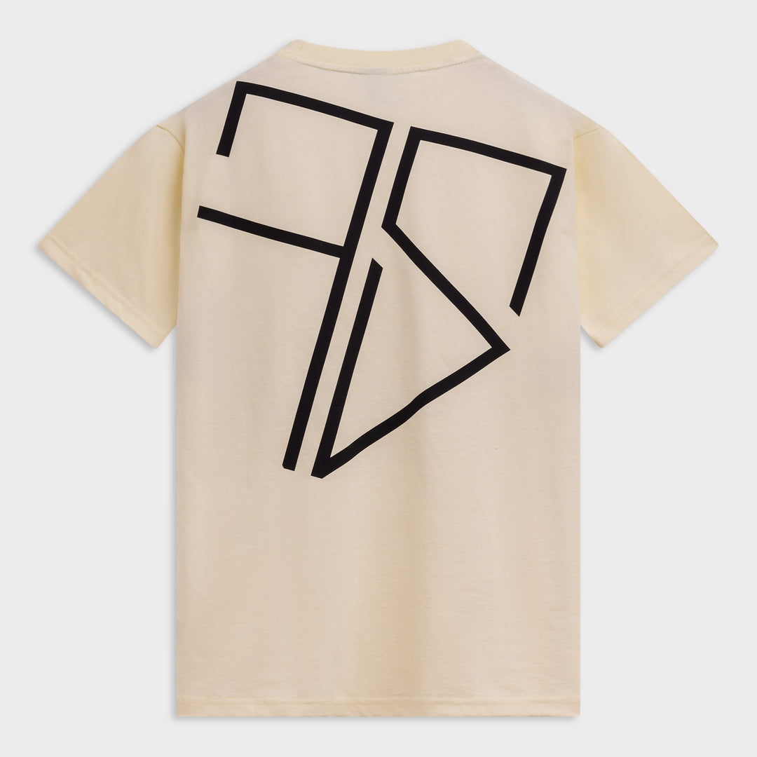 CURA t-shirt | geel - HEREN