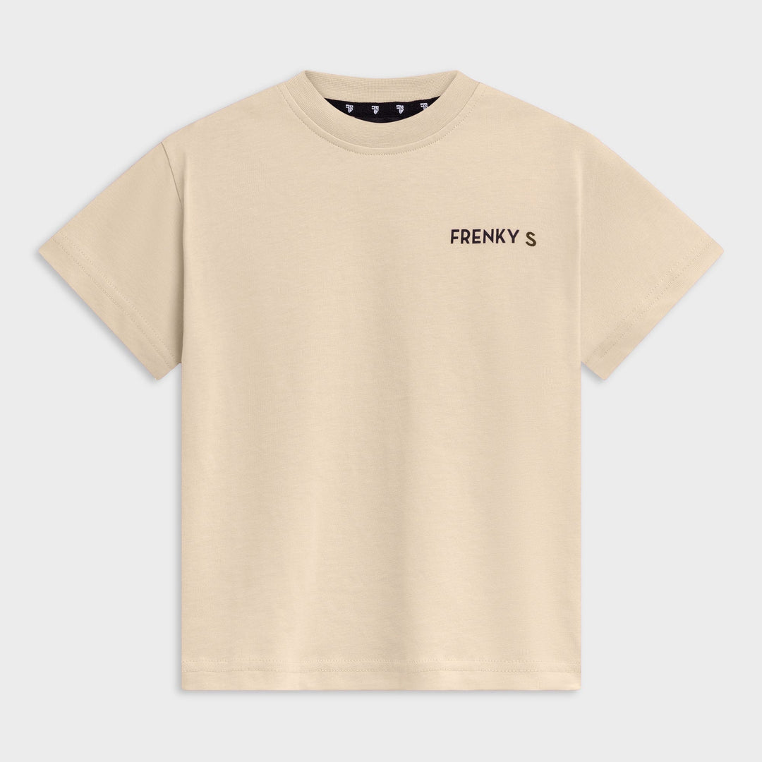 Geel CURA kids t-shirt voorkant