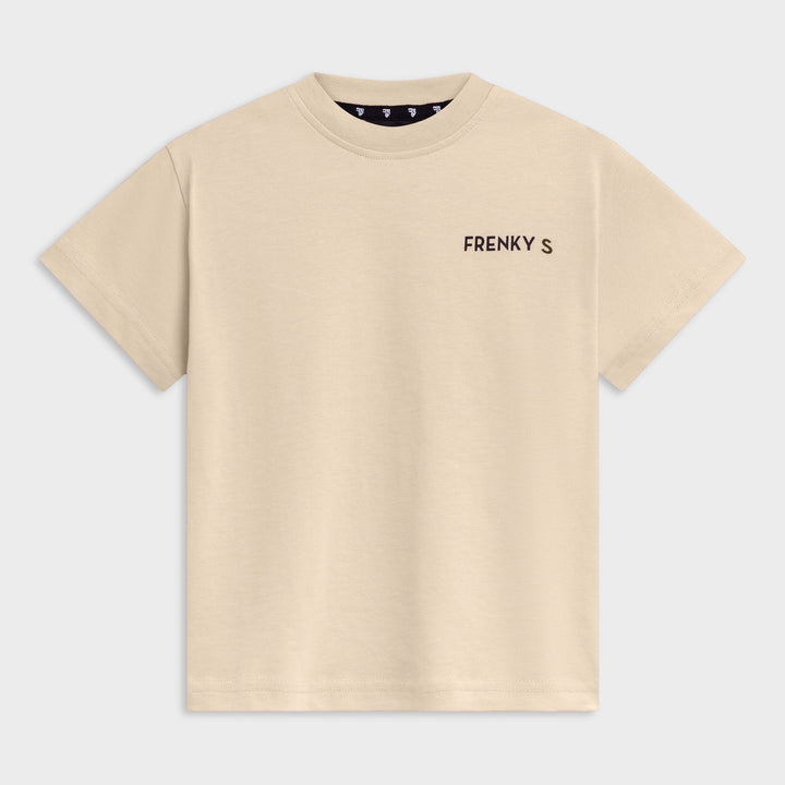 Geel CURA kids t-shirt voorkant