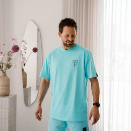 RIO T-Shirt | Aquablau - Herren