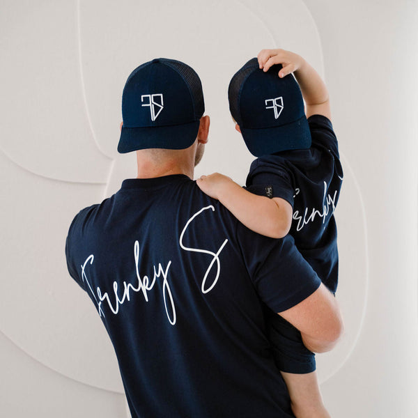 Trucker-Cap | Marineblau - Vater &amp; Sohn