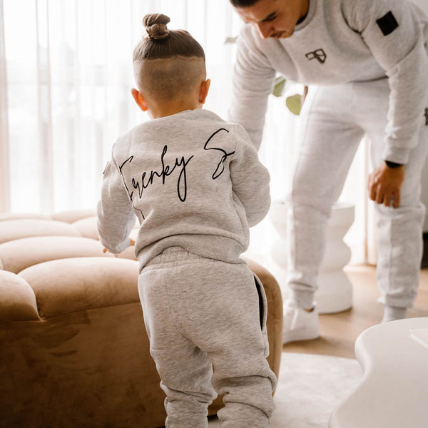 NEVIO Trainingsanzug mit Pullover | Grau - KINDER