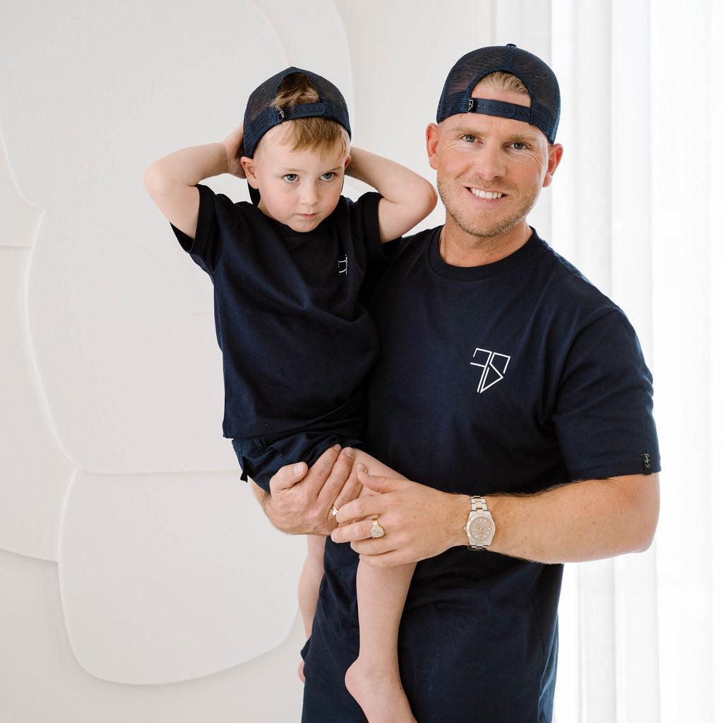 Trucker-Cap | Marineblau - Vater &amp; Sohn