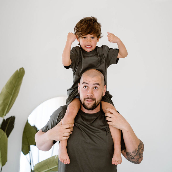 RIO t-shirt | army groen - VADER & ZOON