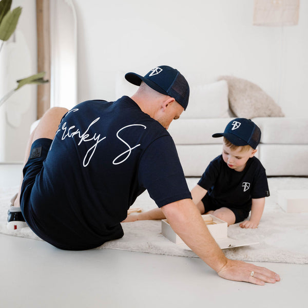Trucker-Cap | Marineblau - Vater &amp; Sohn