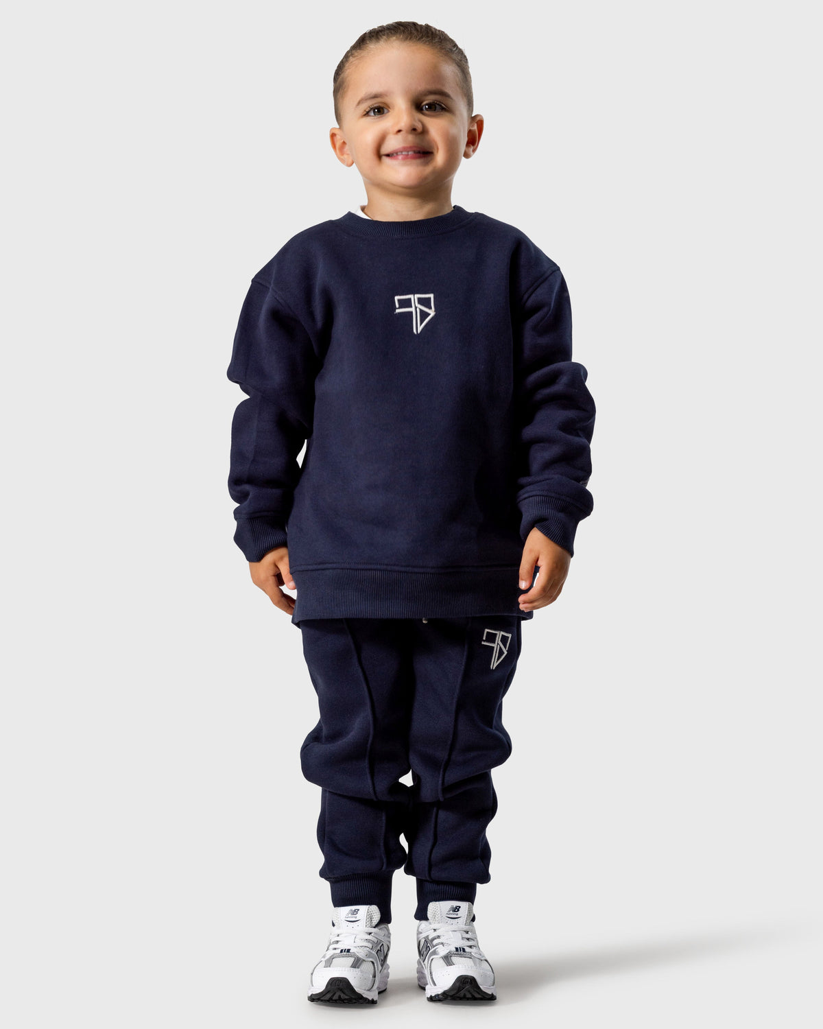 Nevio trainingspak met sweater | navy blauw - VADER + ZOON