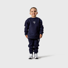 Nevio trainingspak met sweater | navy blauw - KIDS