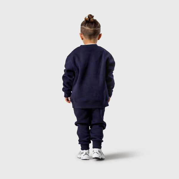 Nevio trainingspak met sweater | navy blauw - KIDS