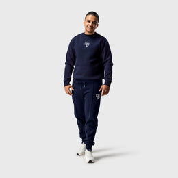 Nevio trainingspak met sweater | navy blauw - HEREN